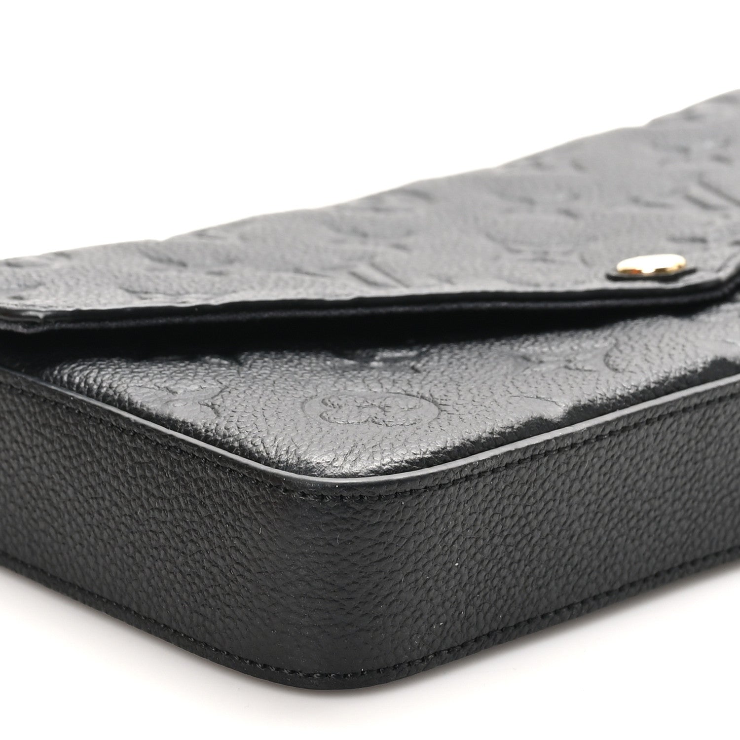 Louis Vuitton Empreinte Pochette Felicie Chain Wallet Black 9 of 11