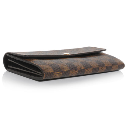 Louis Vuitton Damier Ebene Sarah Wallet 4 of 8