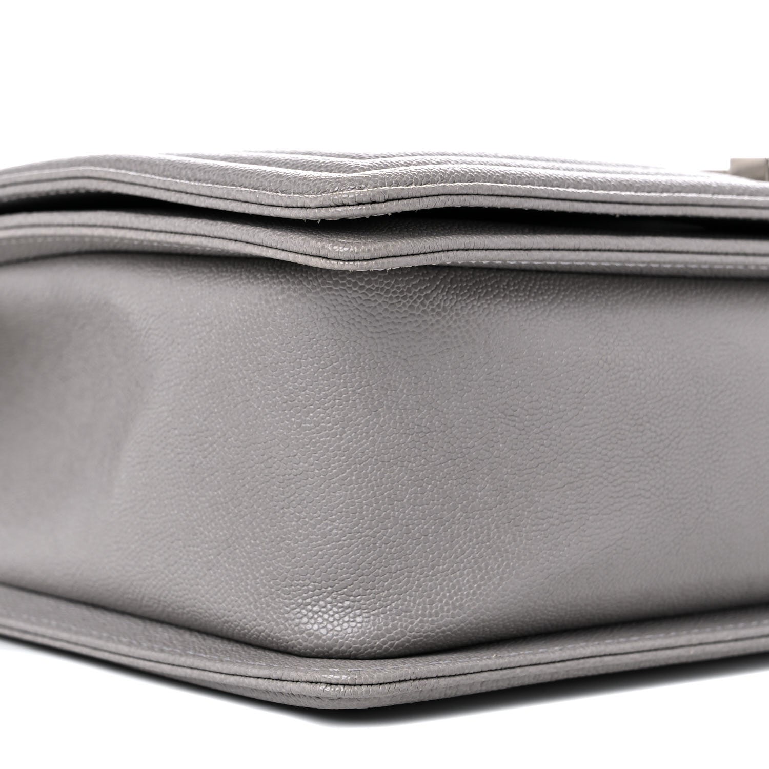 Chanel Caviar Quilted New Medium Boy Flap Grey 7 of 8
