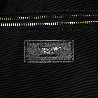 Saint Laurent Lambskin Quilted Maxi Icare Shopping Tote Black 7 of 10