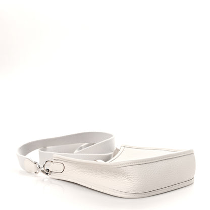Hermes Taurillon Clemence Amazone Evelyne TPM New White 4 of 10