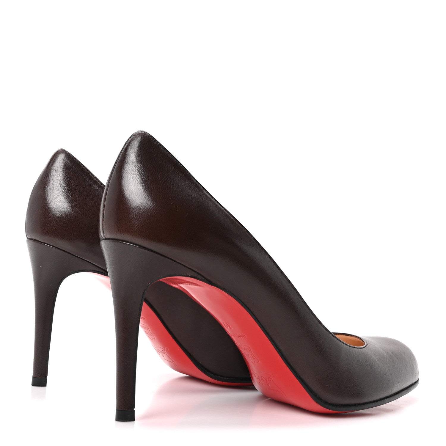 Christian Louboutin Shiny Nappa Simple 85 Pumps 39 Brown 5 of 8