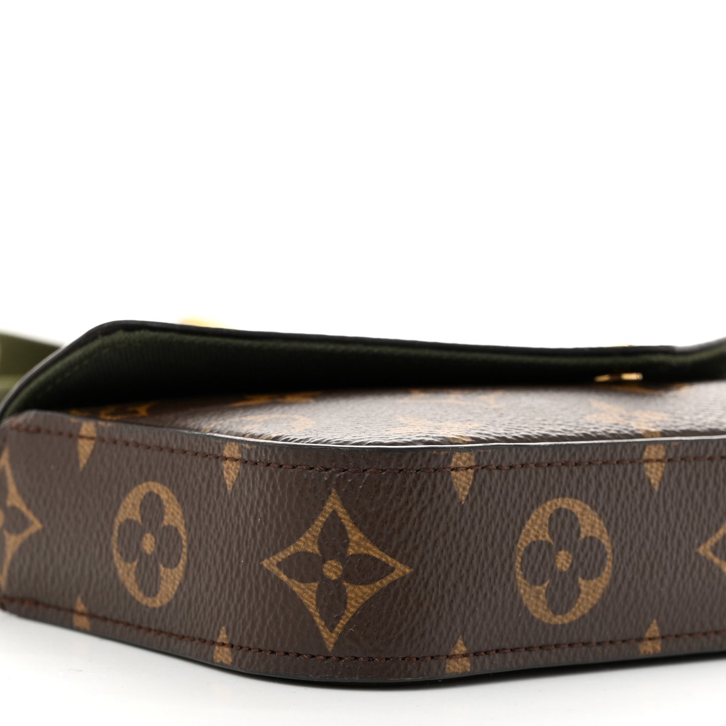 Monogram Felicie Strap & Go Kaki