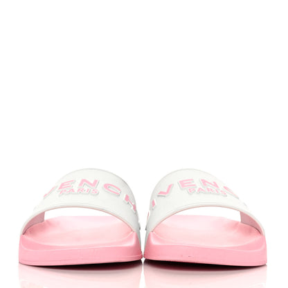 Givenchy Rubber Logo Pool Slide Sandals 40 Candy Pink 2 of 9