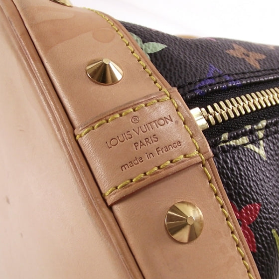 Louis Vuitton Monogram Multicolor Alma Black 7 of 8