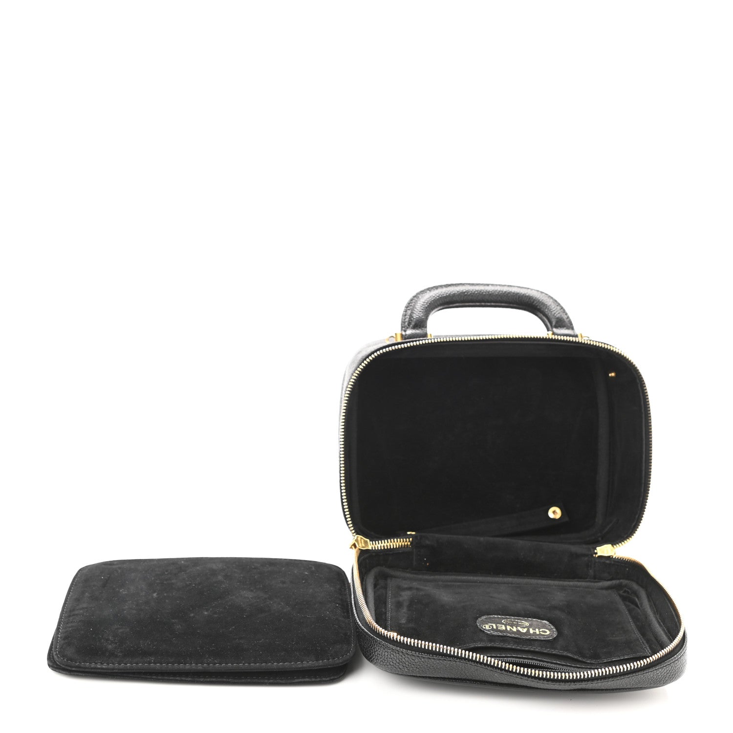 Chanel Caviar Timeless CC Vanity Case Black 13 of 13