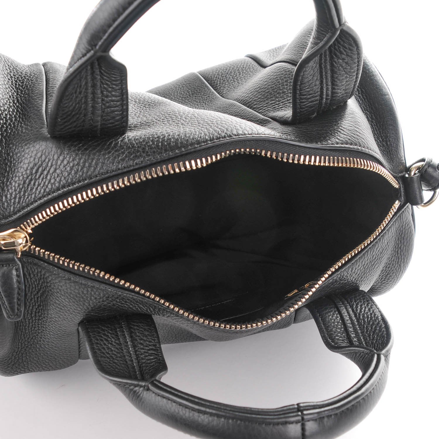 Alexander Wang Pebbled Lambskin Rocco Black Pale Gold Hardware 5 of 7