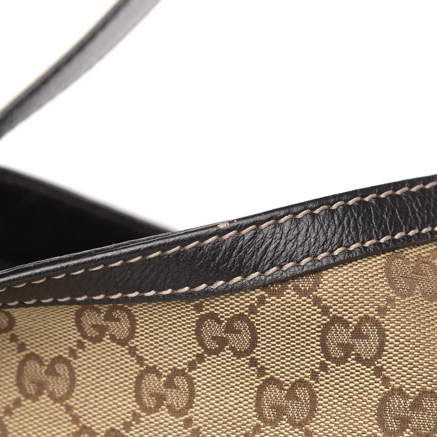 Gucci Monogram Large New Ladies Web Hobo Dark Brown 19 of 21