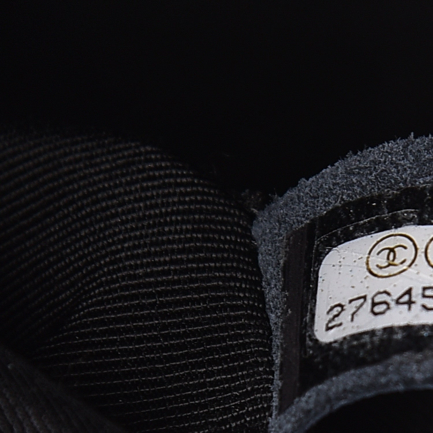 Chanel Lambskin Cotton Woven Medium Boy Flap Black 7 of 12