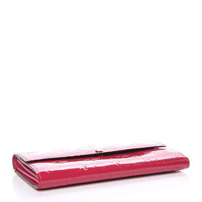 Louis Vuitton Vernis Sarah Wallet Rose Indien 4 of 9