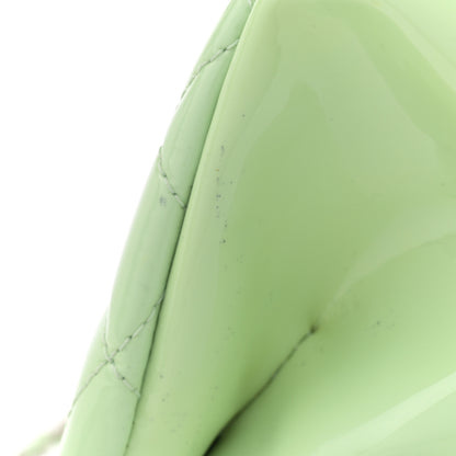 Chanel Patent Quilted Medium Just Mademoiselle Light Green 13 of 13
