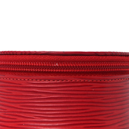 Louis Vuitton Epi Ecrin Bijoux 8cm Jewelry Box Rouge 8 of 10