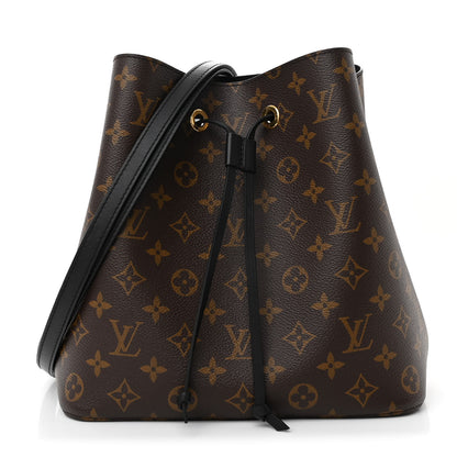 Louis Vuitton Monogram Neonoe MM Black 1 of 10