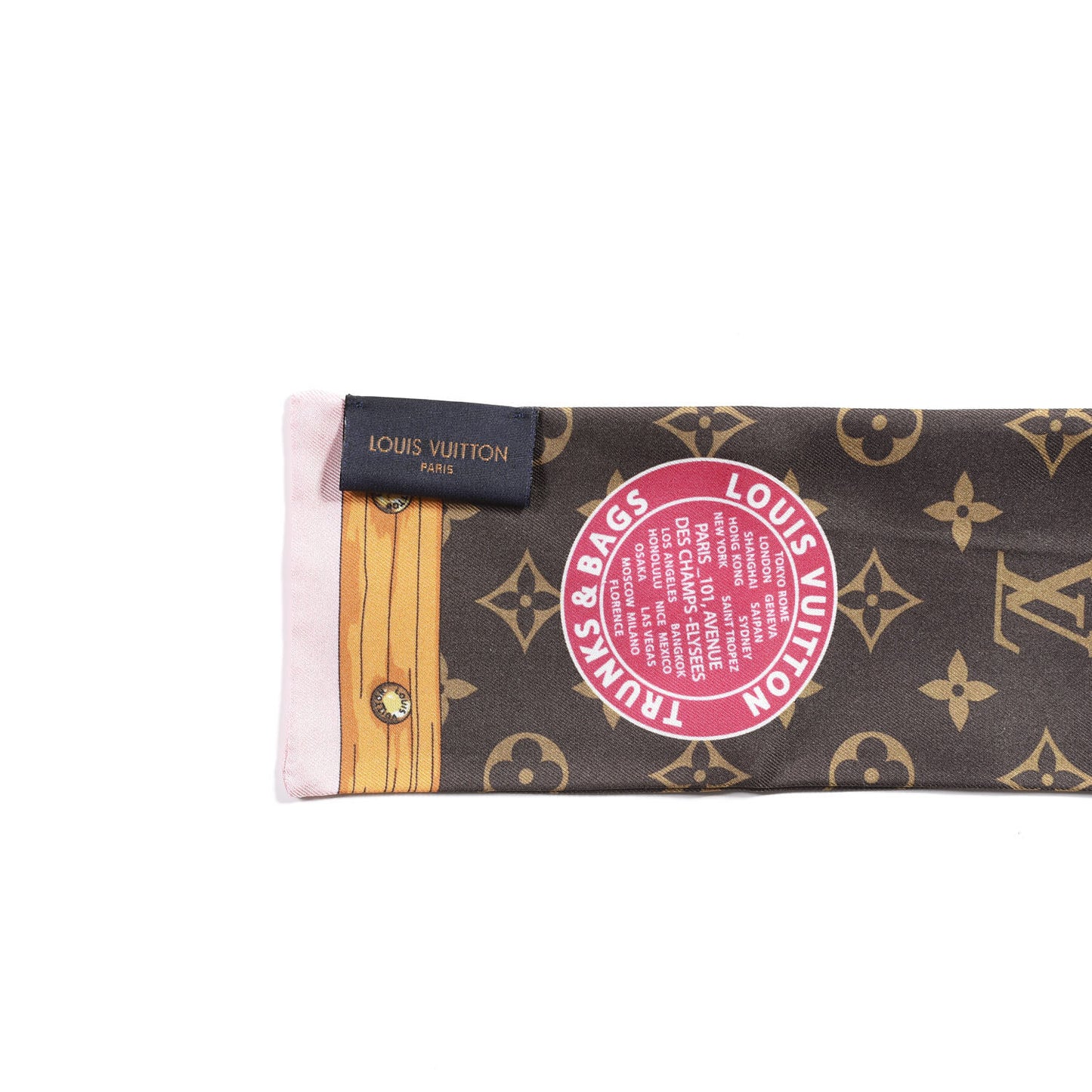 Silk Monogram Summer Trunks Bandeau Brown
