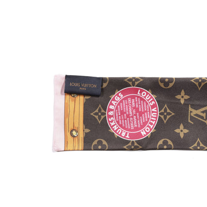 Louis Vuitton Silk Monogram Summer Trunks Bandeau Brown 3 of 4