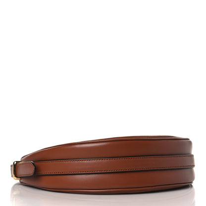 Prada Soft Calfskin Arque Shoulder Bag Cognac 3 of 7