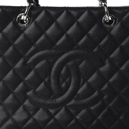 Chanel Caviar Quilted Grand Shopping Tote GST Black 9 of 9
