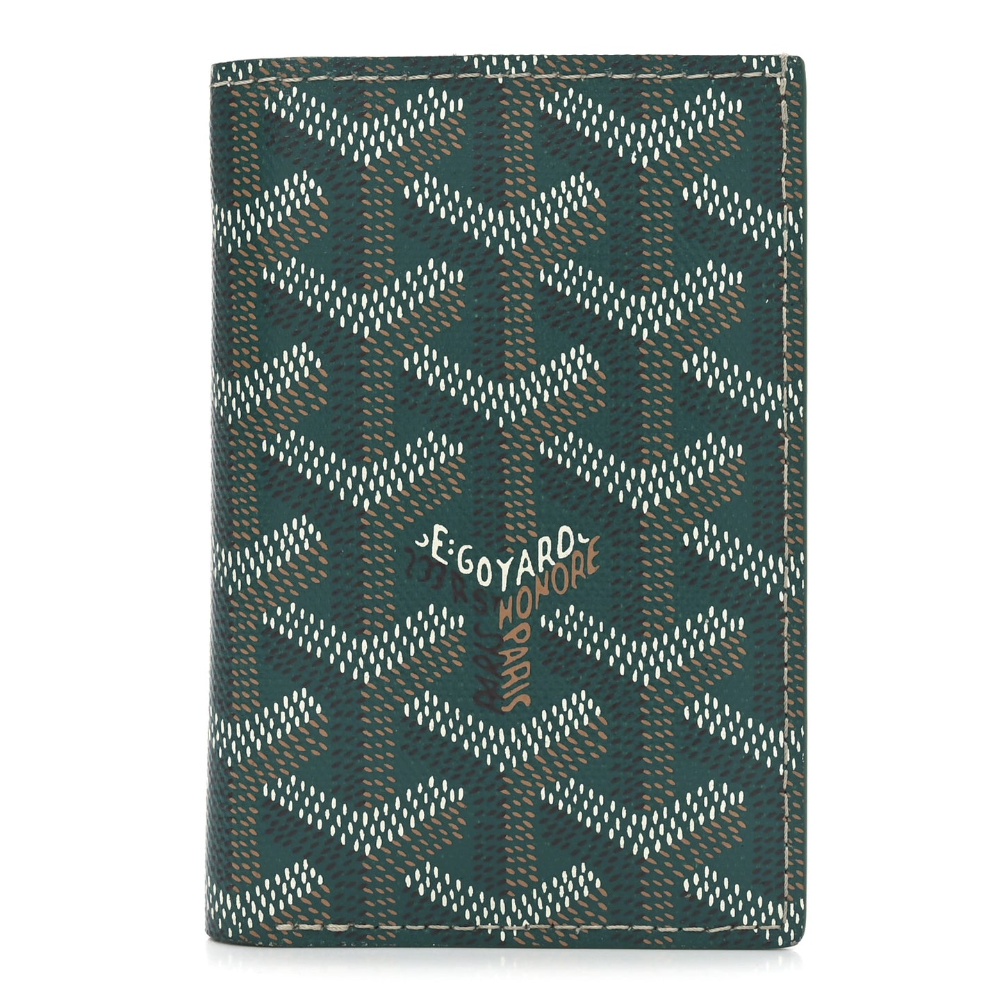 Goyardine Saint Pierre Card Holder Green