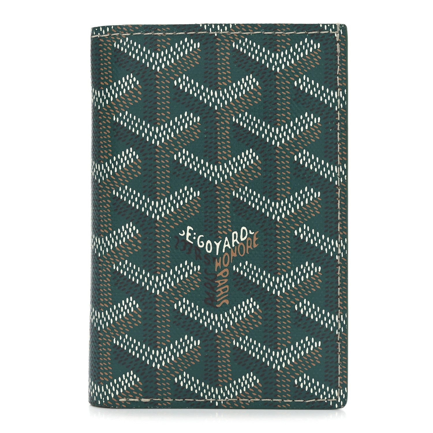 Goyard Goyardine Saint Pierre Card Holder Green 1 of 5