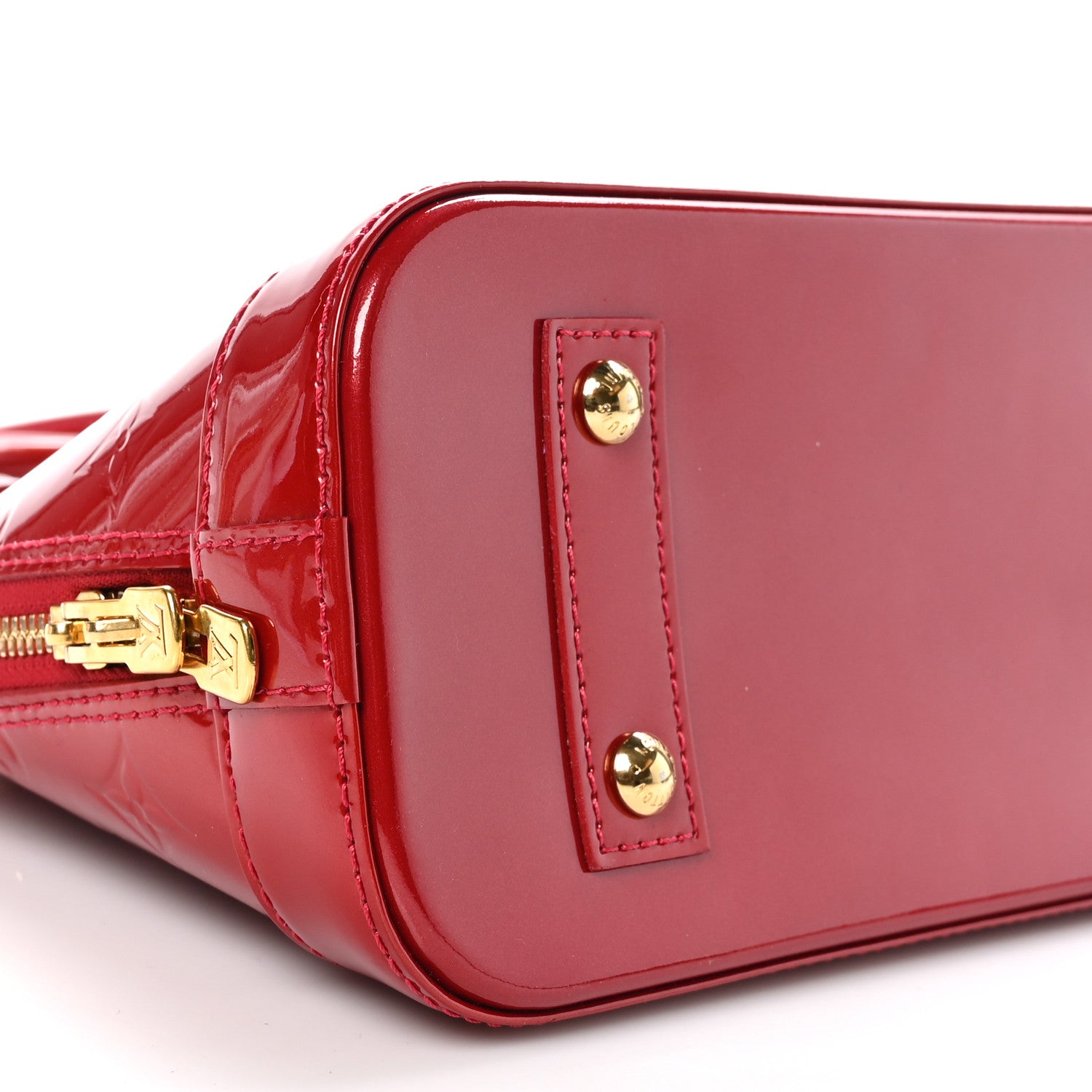 Louis Vuitton Vernis Alma BB Pomme D'Amour 8 of 9