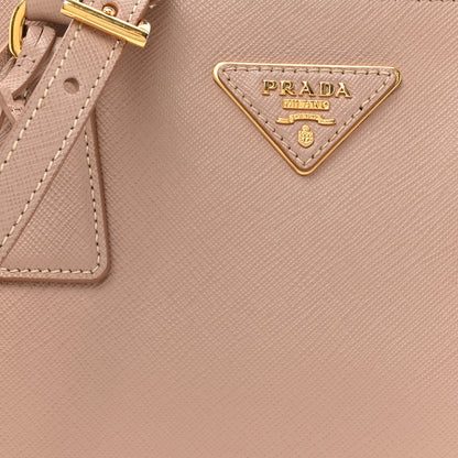 Prada Saffiano Small Galleria Double Zip Tote Cammeo 7 of 19
