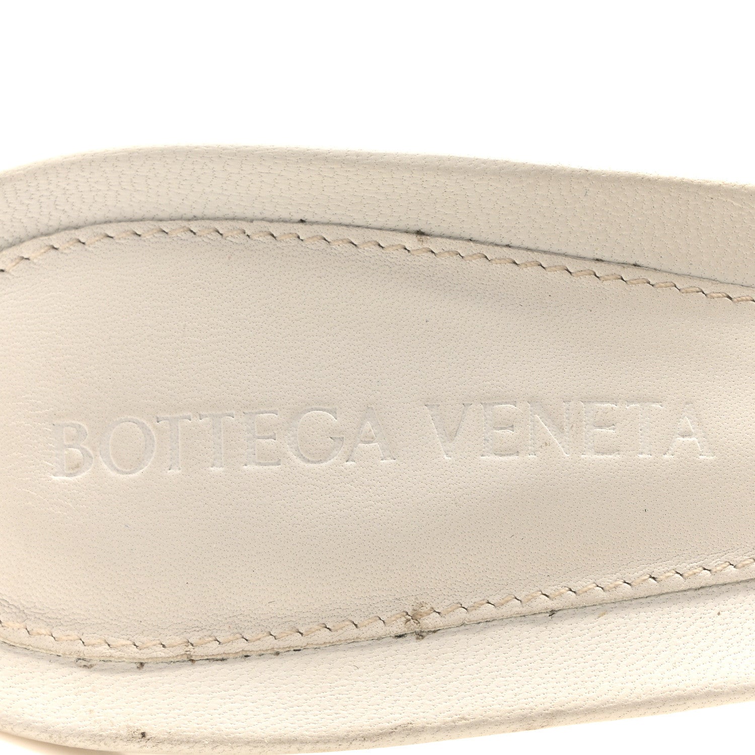 Bottega Veneta Nappa Matelasse Padded Mule Sandals 38.5 Optic White 8 of 8