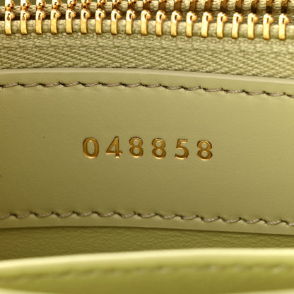 Celine Satinated Calfskin Mini 16 Top Handle Bag Almond Green 8 of 12