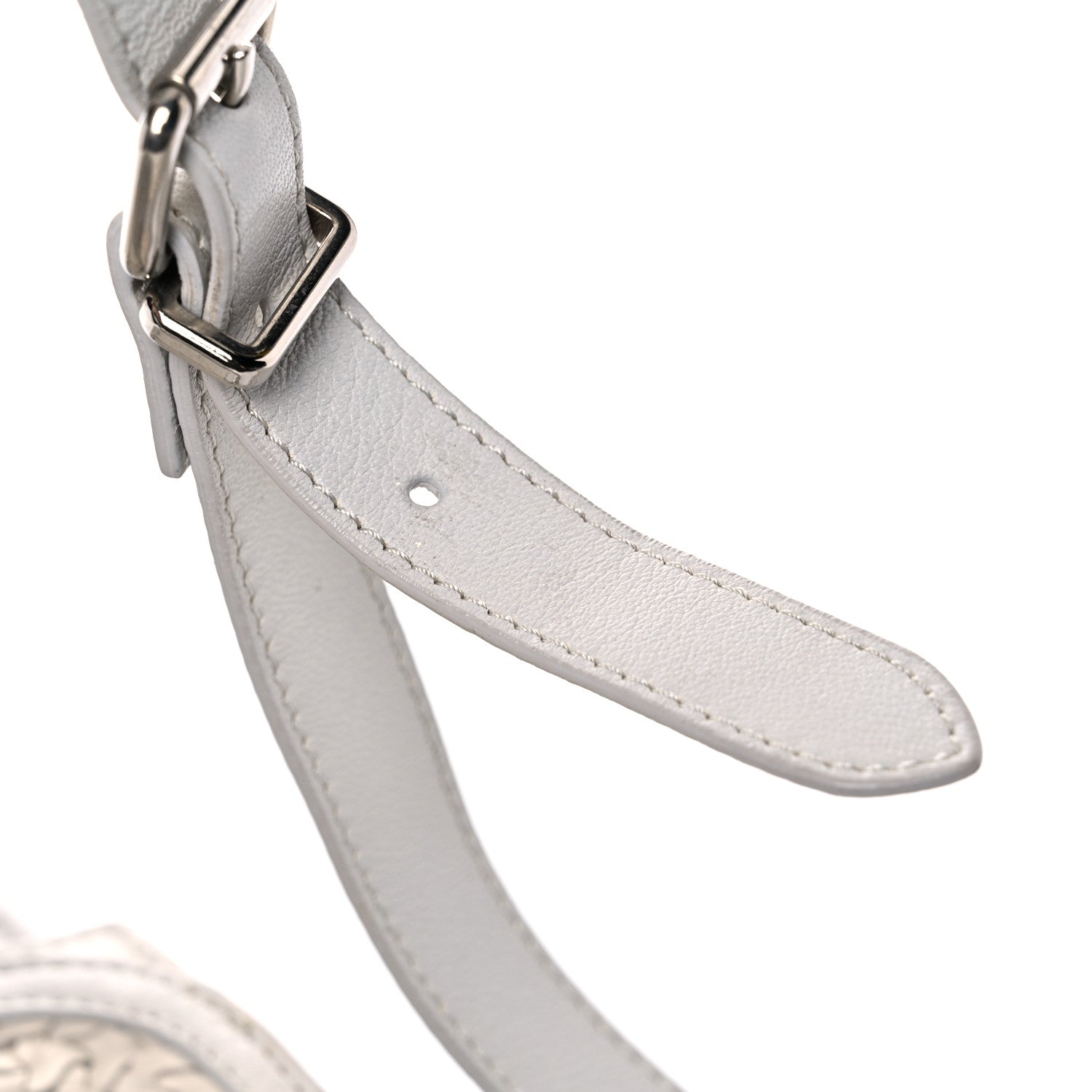Proenza Schouler Lambskin Woven Tiny PS1 Satchel Ivory 26 of 26