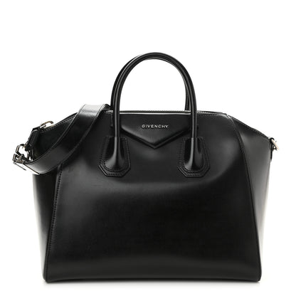 Givenchy Shiny Lord Calfskin Medium Antigona Black 1 of 10