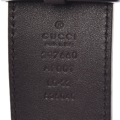 Gucci Moon Calfskin Double G 40mm Belt 80 32 Dark Cocoa 6 of 6