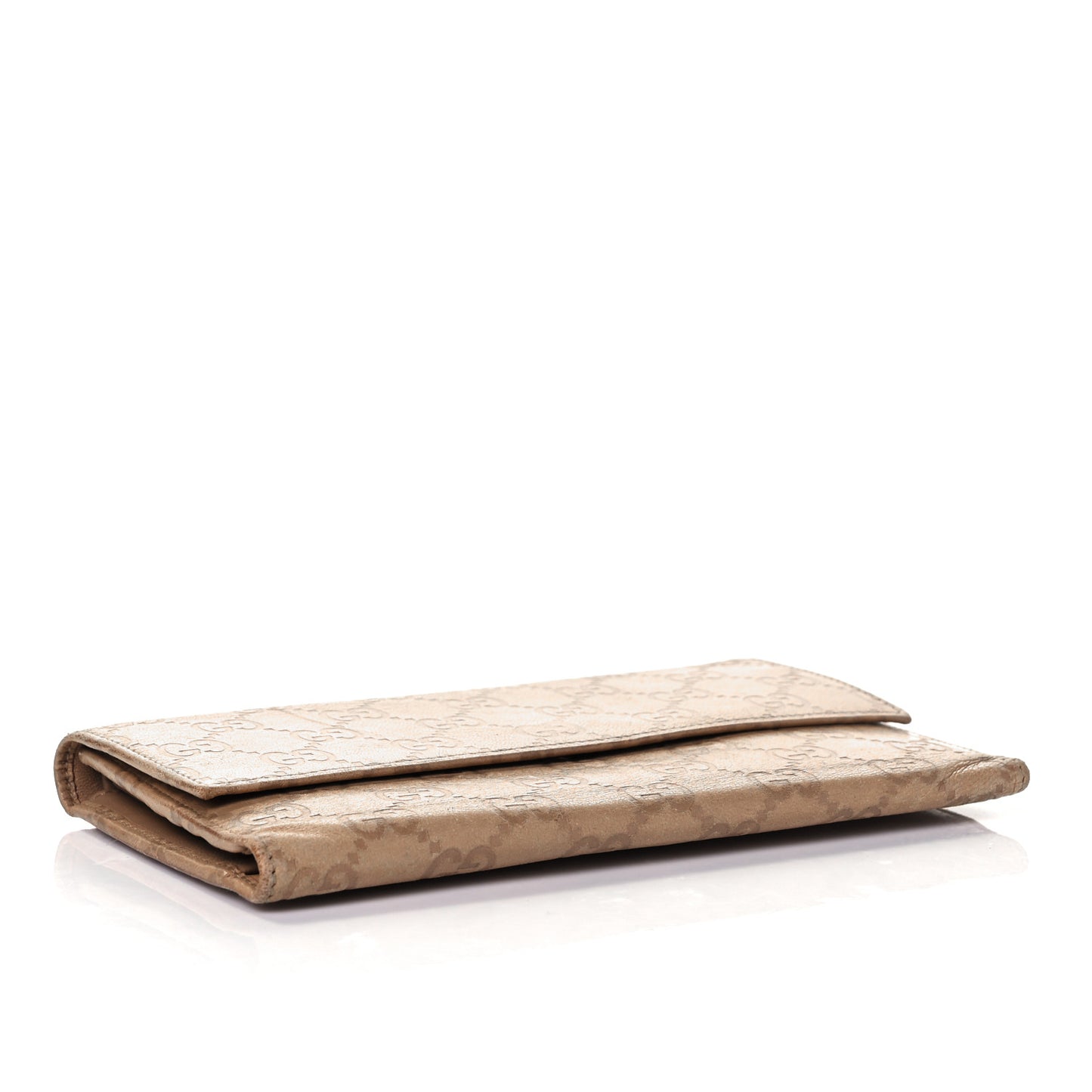 Guccissima Continental Flap Wallet Brown