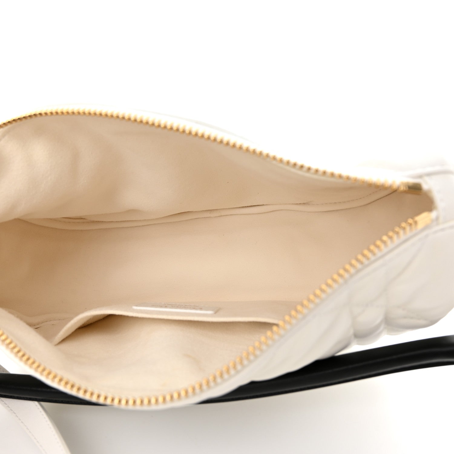 Christian Dior Lambskin Cannage Medium Dior Vibe Hobo Bag White 5 of 13