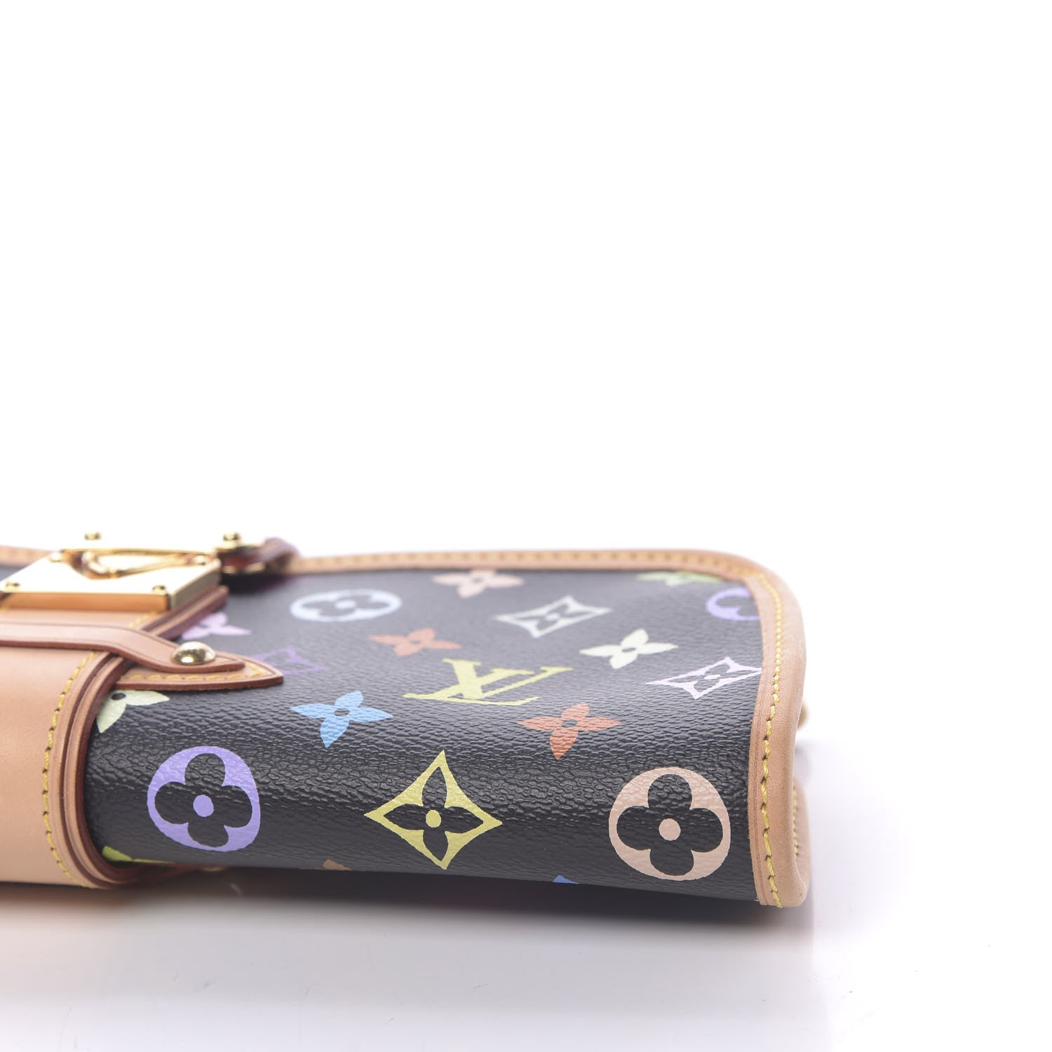 Louis Vuitton Monogram Multicolor Shirley Black 8 of 9