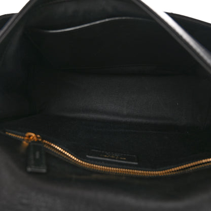 Saint Laurent Lambskin Matelasse Monogram Medium Niki Chain Satchel Black 4 of 8