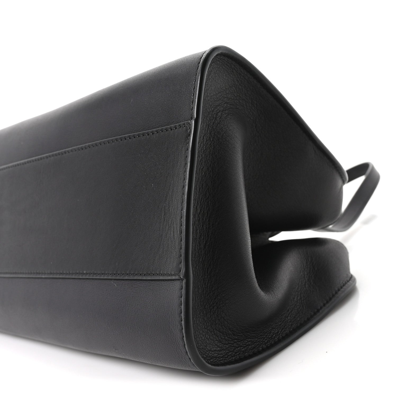 The Row Smooth Calfskin Peggy Bag Black 9 of 9
