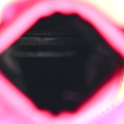 Saint Laurent Fur Mini Pac Pac Pouch On Chain Fuchsia 5 of 12