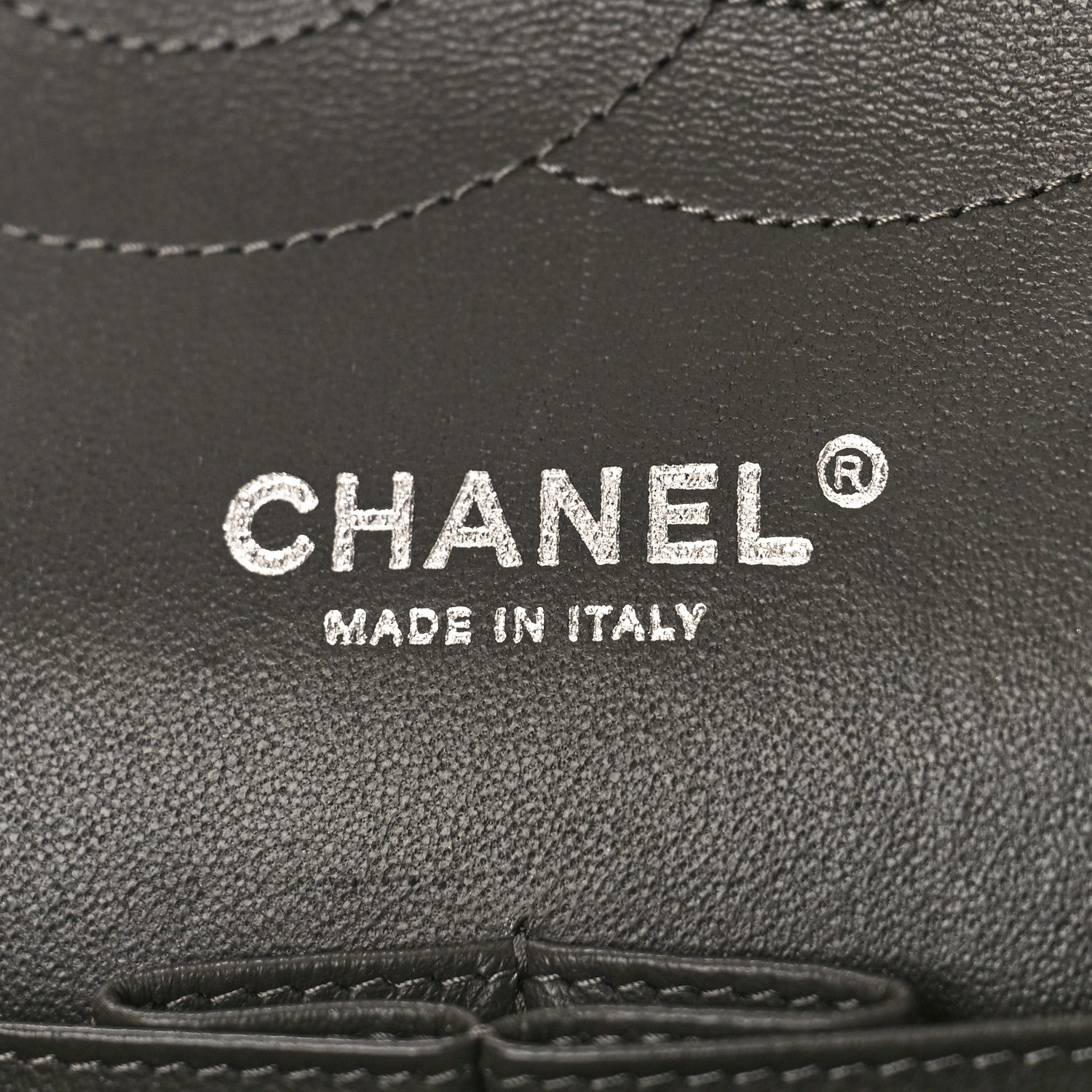 Chanel Lambskin Quilted Jumbo Double Flap Charcoal Grey 6 of 14