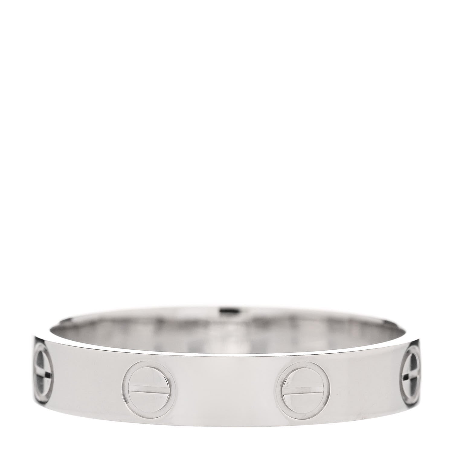 Cartier Platinum 3.5mm LOVE Wedding Band Ring 57 8 3 of 4