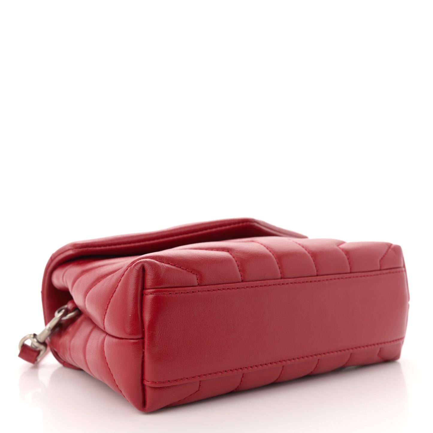 Calfskin Y Quilted Monogram Toy Loulou Crossbody Bag Rouge Eros