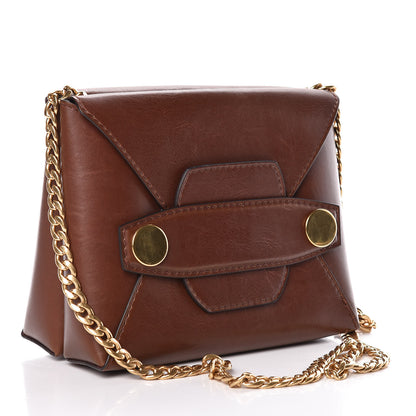 Stella McCartney Eco Alter Nappa Small Popper Shoulder Bag Cognac 3 of 10