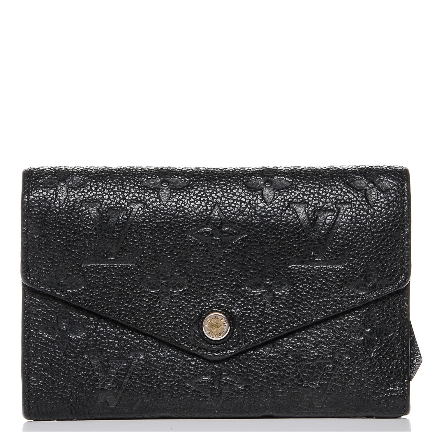 Louis Vuitton Empreinte Compact Curieuse Wallet Black 1 of 6