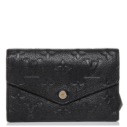 Louis Vuitton Empreinte Compact Curieuse Wallet Black 1 of 6