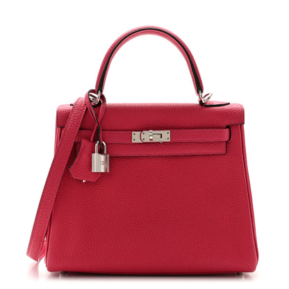 Hermes Togo Kelly Retourne 25 Framboise 1 of 12