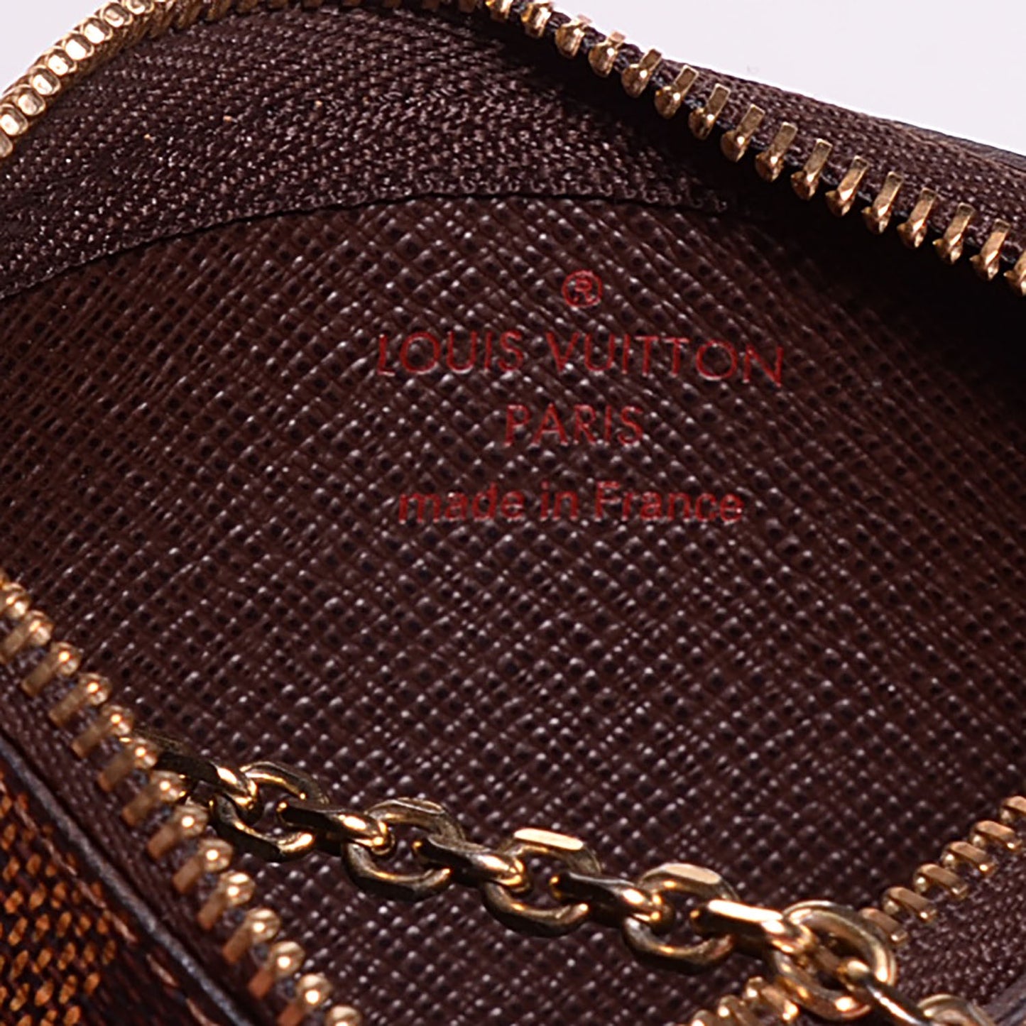Damier Ebene Key Pouch