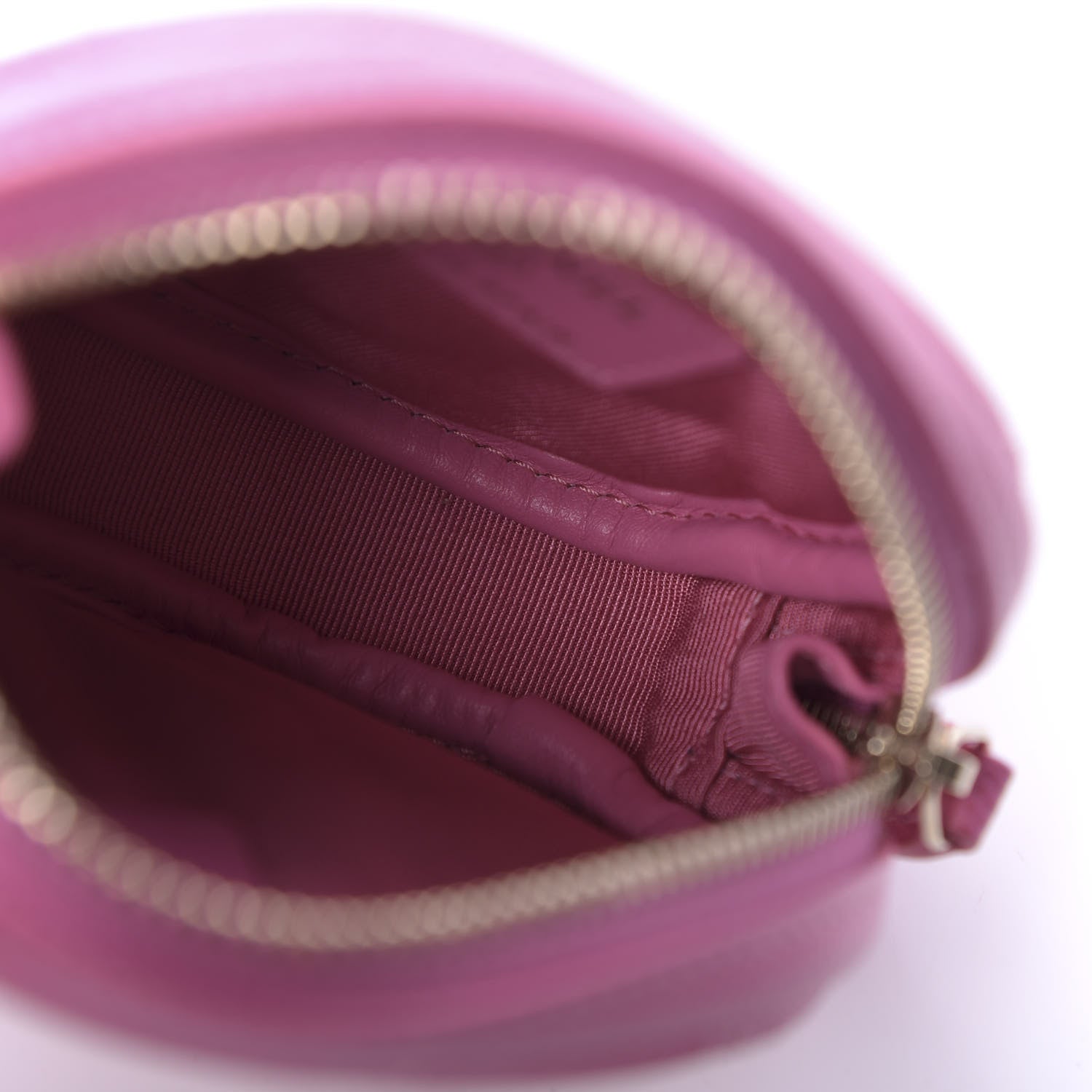 Chanel Shiny Caviar Quilted Zip Around Classic Coin Purse Pink 5 of 10