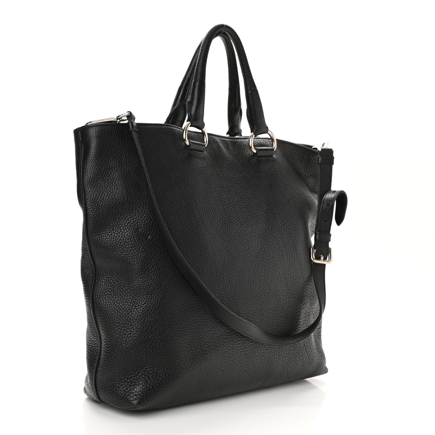 Vitello Daino Tote Black