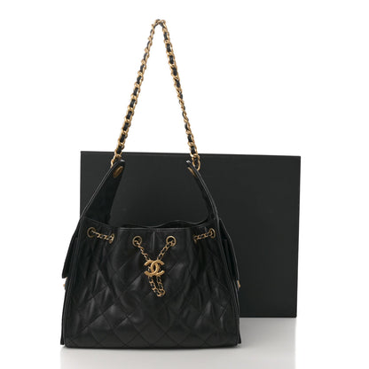 Chanel Caviar Quilted Small Chanel 25 Handbag Black 12 of 12