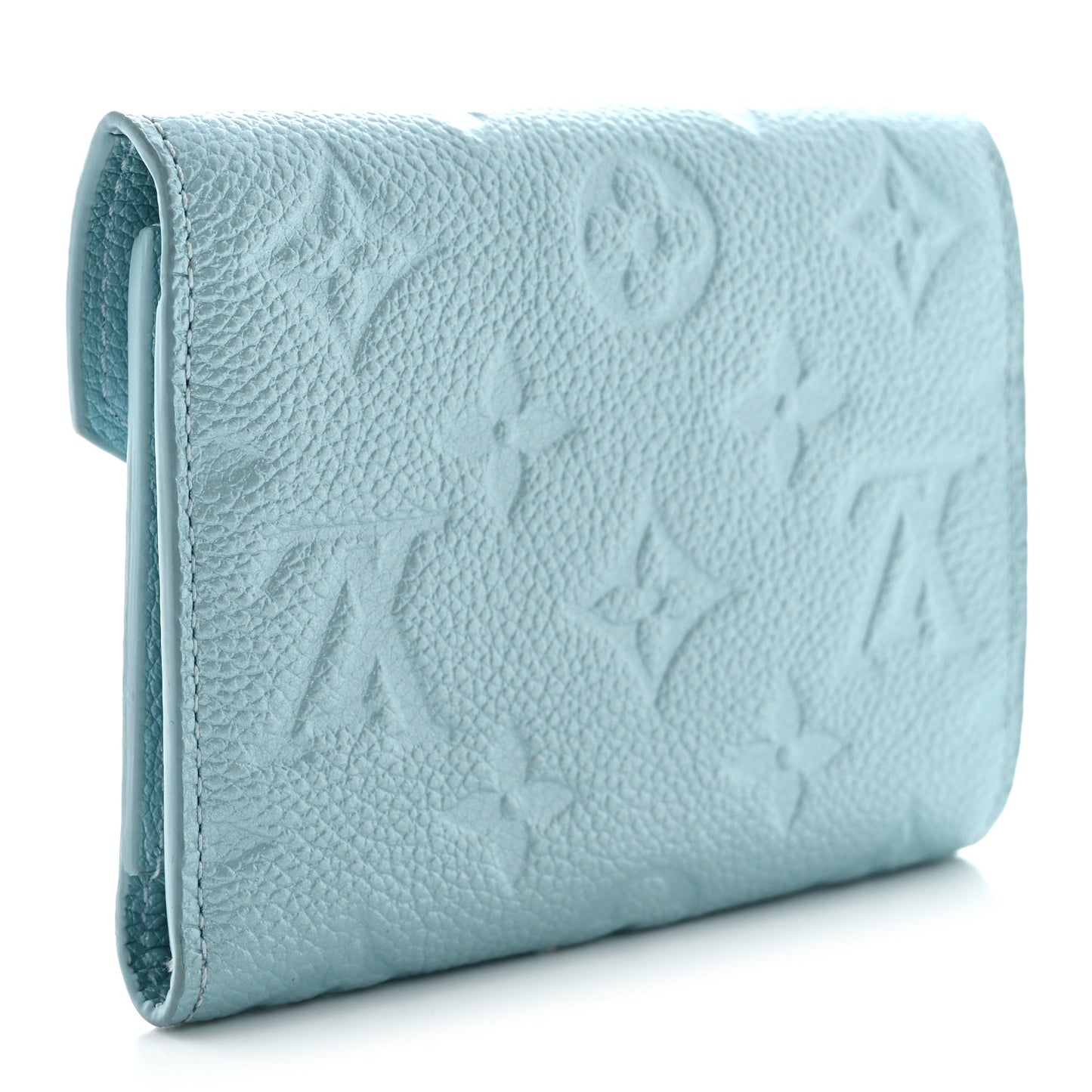 Empreinte Monogram Flower Victorine Wallet Azur Frost