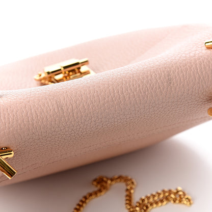 Chloe Grained Lambskin Drew Shoulder Bag Cement Pink 9 of 10