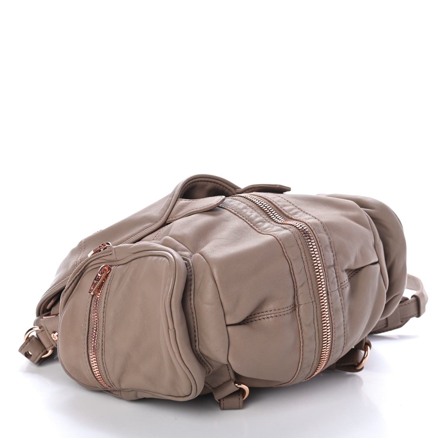 Alexander Wang Lambskin Mini Marti Backpack Latte Rose Gold Hardware 4 of 4